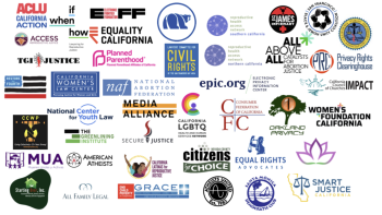 More than 30 organizations dedicated to privacy and reproductive hea