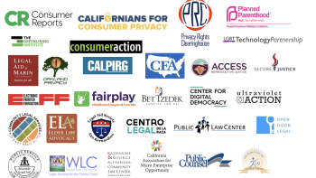 A robust coalition of civil liberties, privacy and consumer protection organisations support SB 362 and are calling for its passage from the California Assembly